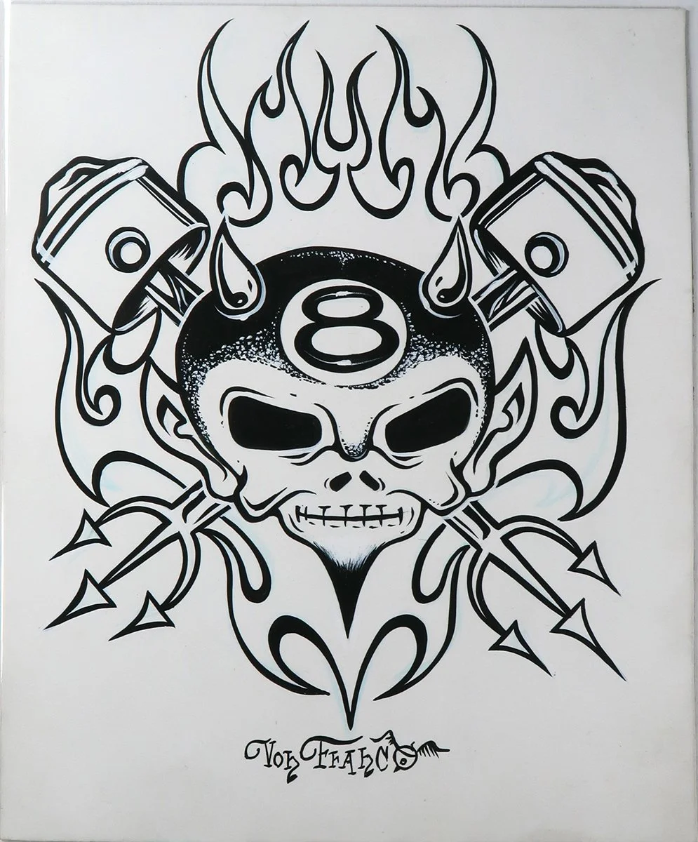 Von Franco Freaky Tiki's Tower Records Poster Pop Sticker Pack